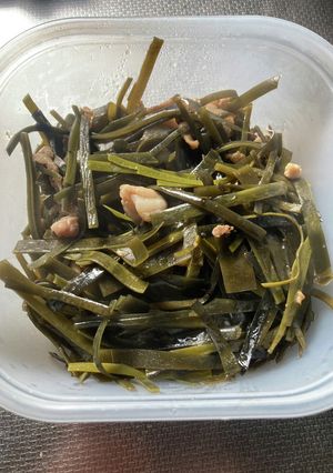 昆布と豚肉の炒め物-レシピのメイン写真