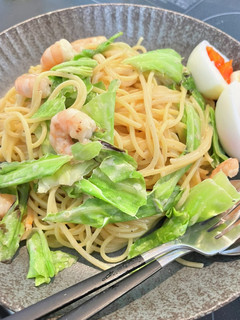 エビとキャベツのチーズソースパスタ 覚書-レシピのメイン写真