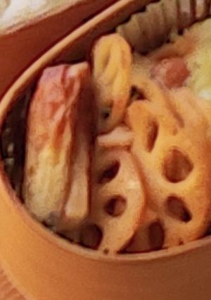 5分☆れんこんと竹輪炒め☆カリカリ☆弁当-レシピのメイン写真