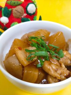 大根と鶏肉の中華炒め煮 -レシピのメイン写真