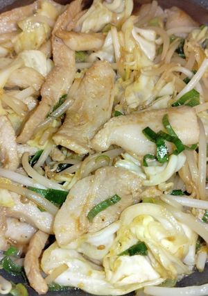 豚トロ野菜炒め-レシピのメイン写真