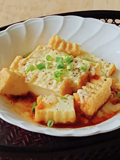 簡単夕食☆レンジ4分厚揚げのチーズ☆副菜-レシピのメイン写真