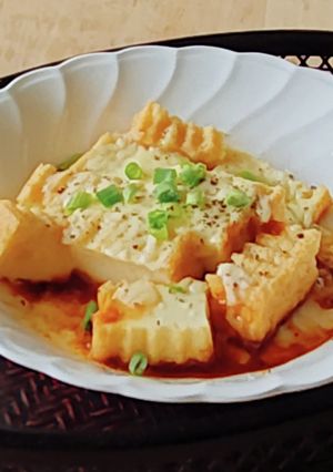簡単夕食☆レンジ4分厚揚げのチーズ☆副菜-レシピのメイン写真