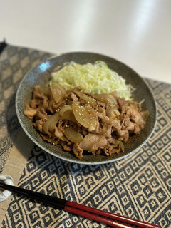 定食屋風！豚コマの生姜焼き-レシピのメイン写真