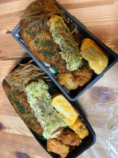 男子満足〜のり弁②メンズ 高校生 唐揚げ-レシピのメイン写真