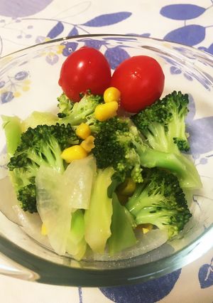 給食の「ブロッコリーのサラダ」♡大根も-レシピのメイン写真