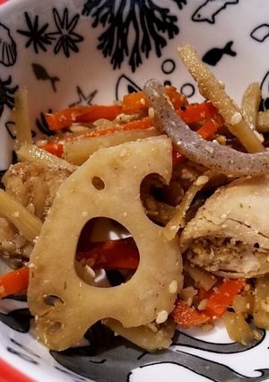 きんぴらミックスで作るきんぴらごぼう-レシピのメイン写真