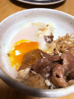 生姜入り牛肉とエノキのすき焼き風-レシピのメイン写真