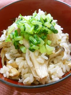 炊飯器で◎油揚げときのこの炊き込みご飯-レシピのメイン写真