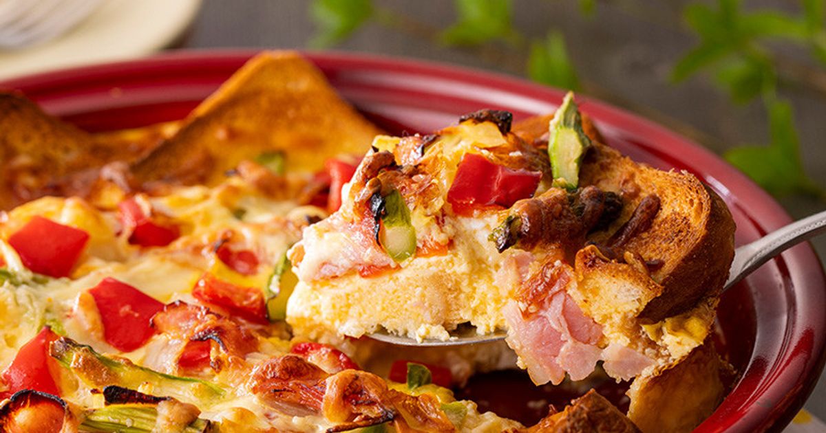 いろどり野菜のパンキッシュ by タカナシ乳業 【クックパッド】 簡単