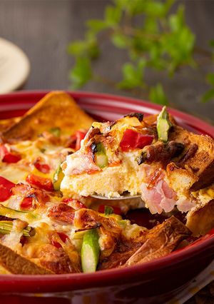 いろどり野菜のパンキッシュ-レシピのメイン写真