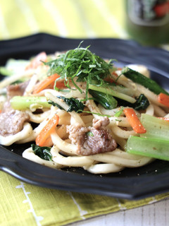 大葉香る焼きうどん-レシピのメイン写真