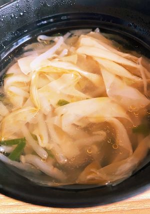 山の酒盗を使った中華スープ-レシピのメイン写真