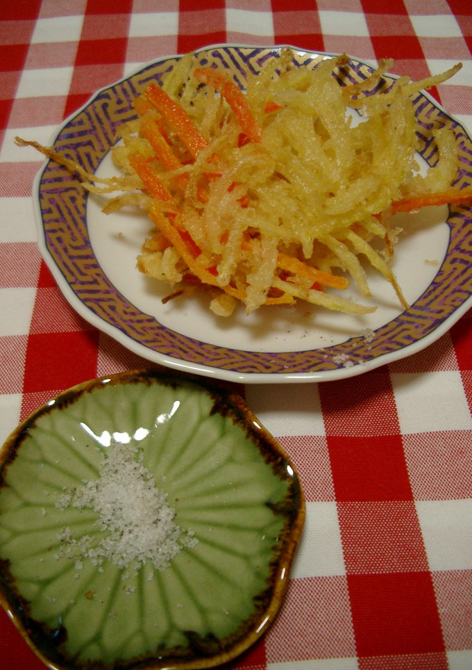 花椒塩でいただく✿さっくりかき揚げ-レシピのメイン写真