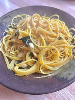 ニンニクとと紫蘇とシラスの和風パスタ♬.-レシピのメイン写真