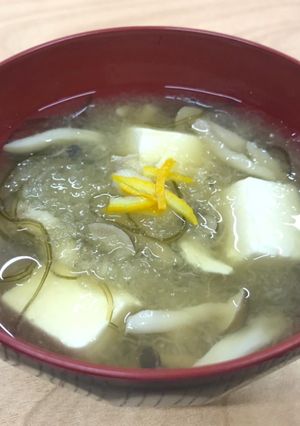 きざみ昆布と豆腐としめじのみぞれ汁-レシピのメイン写真