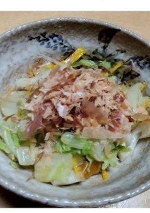 【減塩】白菜とちくわのゆずポン酢和え-レシピのメイン写真