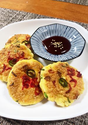 豆腐ジョンwith コチュジャンソース-レシピのメイン写真