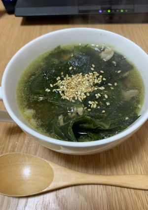 透明な韓国わかめスープ-レシピのメイン写真