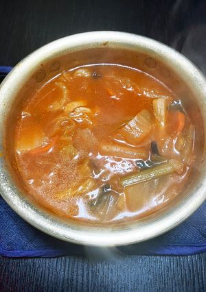 一人キムチ鍋-レシピのメイン写真