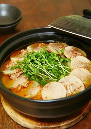 スパイシー大根と豚肉のミルフィーユ鍋-レシピのメイン写真