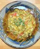 簡単です☆ハンペンとカニカマと卵で天津飯