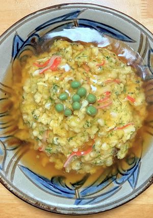 簡単です☆ハンペンとカニカマと卵で天津飯-レシピのメイン写真
