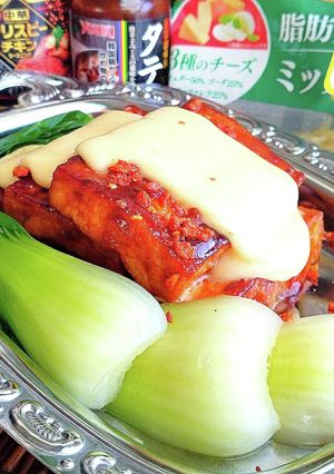 厚揚げのタテギステーキ＆とろ〜りチーズ-レシピのメイン写真