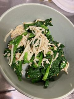 ほうれん草とえのきの塩麹のナムル-レシピのメイン写真