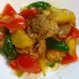 豚肉とさつまいものいちじくオイスター炒め