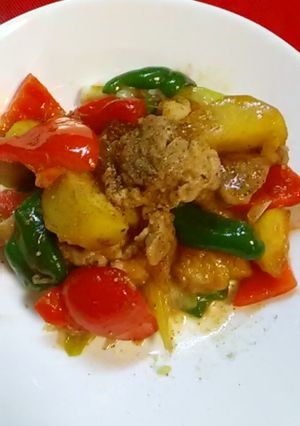 豚肉とさつまいものいちじくオイスター炒め-レシピのメイン写真