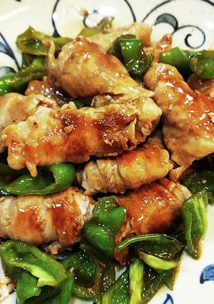 くるくる豚肉のオイスターソース焼き-レシピのメイン写真