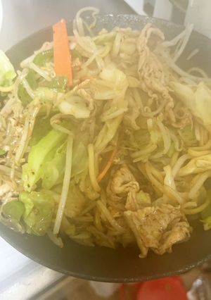 超簡単　包丁使わない回鍋肉焼きそば-レシピのメイン写真
