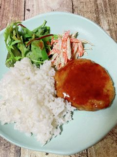 美味しい!照焼き蓮根つくねバーグ-レシピのメイン写真