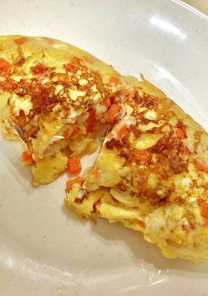 にんじんと鶏ささみのオムレツ-レシピのメイン写真
