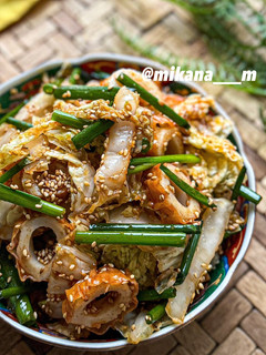 白菜とねぎの韓国風♡コチュジャンサラダ-レシピのメイン写真