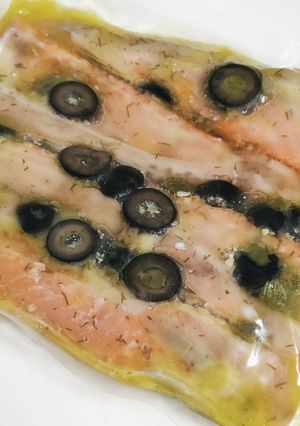 鮭ハラスのコンフィ-レシピのメイン写真