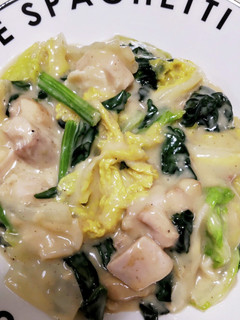 鶏肉と白菜のクリーム煮です♪温まるよ-レシピのメイン写真