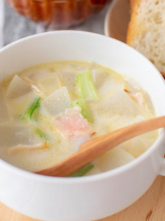 かぶの豆乳塩こうじスープ♪-レシピのメイン写真