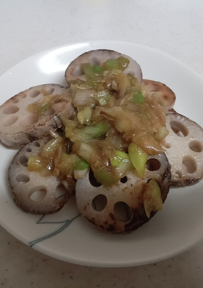 腸活！れんこんの長ネギ生姜焼き-レシピのメイン写真