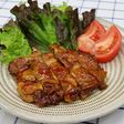 みつせ鶏もも肉のしっとり甘辛照り焼き