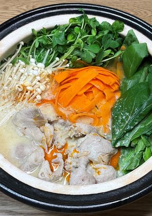 鍋でも減塩!そみドとごま豆乳鍋-レシピのメイン写真
