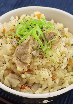 スタミナ飯！鶏ごぼうの炊き込みご飯-レシピのメイン写真
