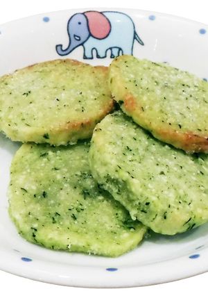 【保育園給食】春菊とチーズのクッキー-レシピのメイン写真