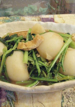 ◆簡単◆カブと油揚げの煮物だよ～ん-レシピのメイン写真