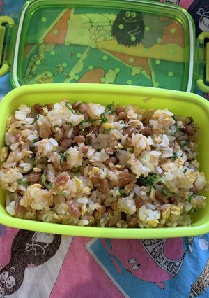 納豆炒飯（20231205）-レシピのメイン写真
