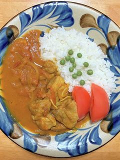 鶏もも肉とトマトと玉ネギの無水カレー-レシピのメイン写真