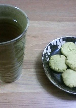 抹茶クッキー　かため-レシピのメイン写真
