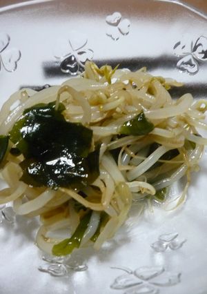 ちょっと、ぴりから☆もやしのおひたし-レシピのメイン写真