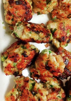 バジル風味の焼きつくね-レシピのメイン写真